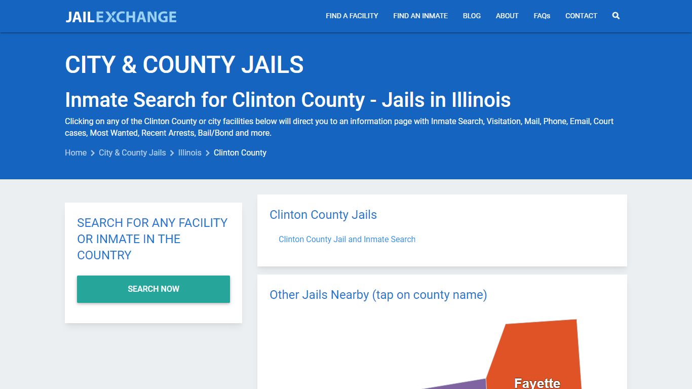 Inmate Search for Clinton County | Jails in Illinois - Jail Exchange